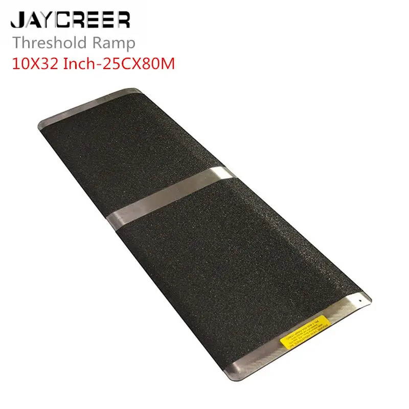 JayCreer Threshold Ramp, 25X80CM Portable Threshold Ramp Wheelchair Doorway Access Door Anti Slip Ramp For 3.5-6.5CM Step
JayCreer Threshold Ramp, 25X80CM Portable Threshold Ramp Wheelchair Doorway Access Door Anti Slip Ramp For 3.5-6.5CM Step