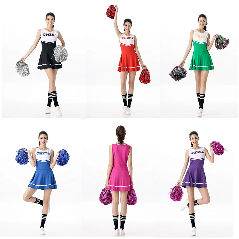 Women Sexy Basketball Player Cheerleader Group Costume High School Student Sports Uniform Short A-Line Mini Tank Dress For Girls
Women Sexy Basketball Player Cheerleader Group Costume High School Student Sports Uniform Short A-Line Mini Tank Dress For Girls