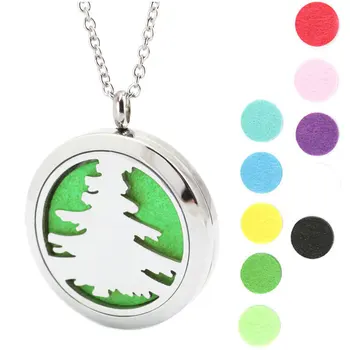 10pcs 30mm pine tree of life Aromatherapy Essential Oil surgical Stainless Steel Perfume Diffuser Locket Necklace with chain
10pcs 30mm pine tree of life Aromatherapy Essential Oil surgical Stainless Steel Perfume Diffuser Locket Necklace with chain