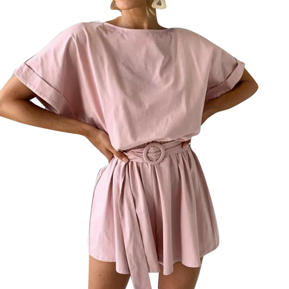 2019 Summer Jumpsuit Romper Women Solid Jumpsuit Casual Streetwear Playsuit Ladies Loose Top Shirt Overalls Shorts 
2019 Summer Jumpsuit Romper Women Solid Jumpsuit Casual Streetwear Playsuit Ladies Loose Top Shirt Overalls Shorts