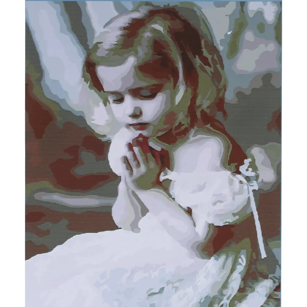 DIY Drawing By Number Digital Oil Painting Little Girl Hand-Painted Paint By Number Coloring By Number For Home Office Decor
DIY Drawing By Number Digital Oil Painting Little Girl Hand-Painted Paint By Number Coloring By Number For Home Office Decor