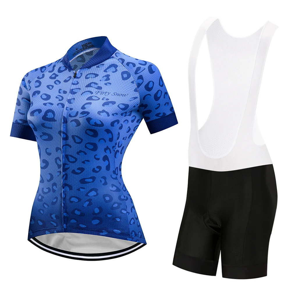 Women Cycling Clothing Gel Pads Quick Dry Windproof Profesional Road Mountain MTB Bike Cycling Jersey Set