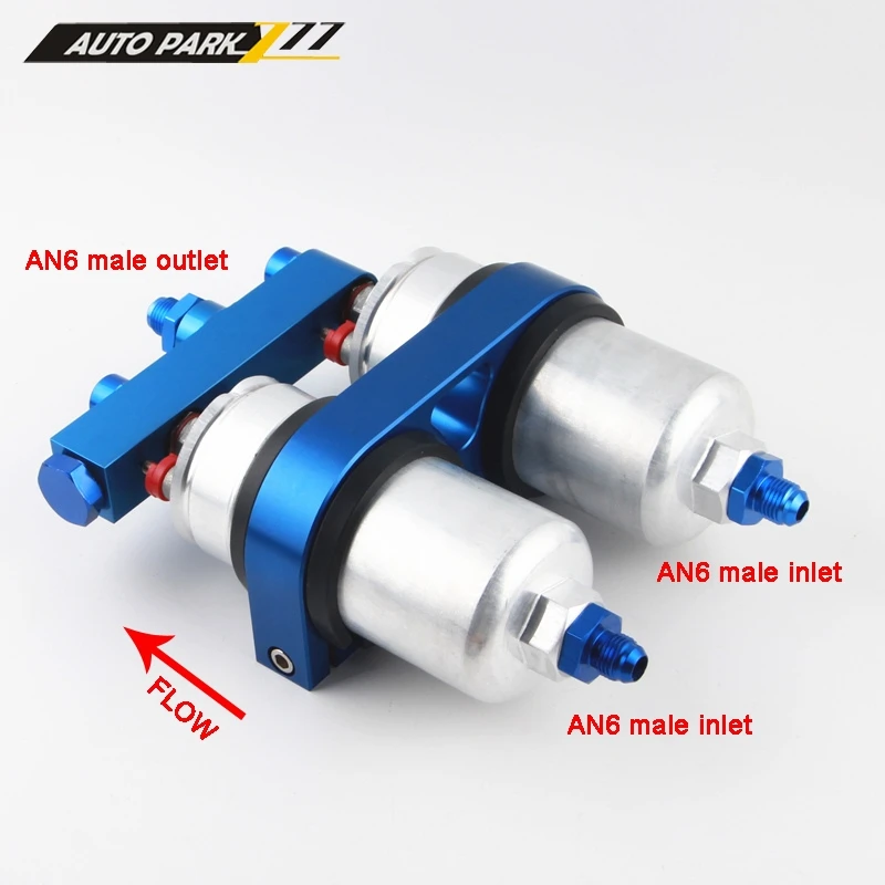 High QUALITY External TWINS Fuel Pump 0580 254 044 AN6 male fitting 2 IN 1 dual pump bracket FP044P
High QUALITY External TWINS Fuel Pump 0580 254 044 AN6 male fitting 2 IN 1 dual pump bracket FP044P
