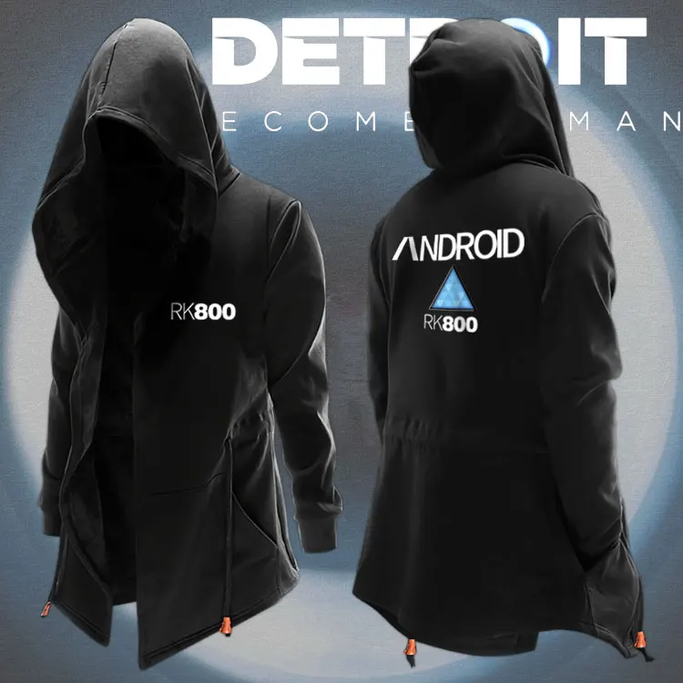 Anime Game Detroit: Become Human RK800 KARA Cosplay Hoodies Sweatshirt Autumn&Winter MD-LONG Trench Coat Men Women Dust Coat TOP
Anime Game Detroit: Become Human RK800 KARA Cosplay Hoodies Sweatshirt Autumn&Winter MD-LONG Trench Coat Men Women Dust Coat TOP