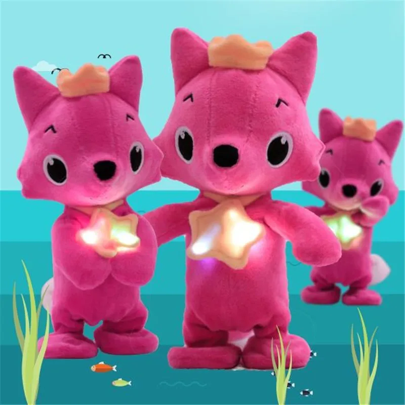 1pcs Electric Plush Fox Sharks soft Dolls Walking Singing Foxes Children Baby Animal Kid Toys Baby Accompany Doll Xmas Gift
1pcs Electric Plush Fox Sharks soft Dolls Walking Singing Foxes Children Baby Animal Kid Toys Baby Accompany Doll Xmas Gift
