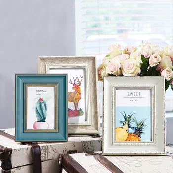 1pcs American Vintage Photo Frame For Living Room Dresser Home Decor Delicacy Resin Picture Frames Birthday Gift marco de fotos
1pcs American Vintage Photo Frame For Living Room Dresser Home Decor Delicacy Resin Picture Frames Birthday Gift marco de fotos