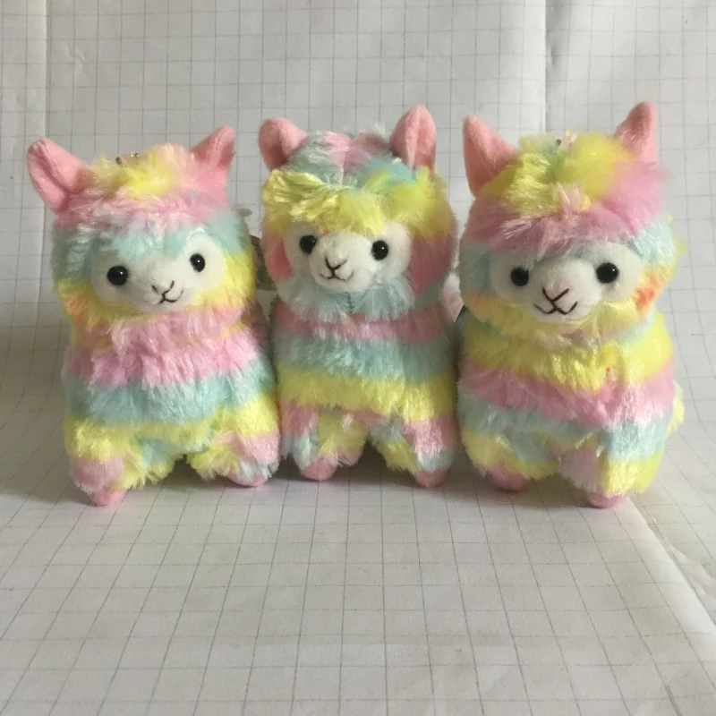 2018 new 13cm Rainbow Alpaca Japan Alpacasso 10pcs/lot Arpakasso Plush Stuffed keychain Doll Kids Alpaca Christmas Gifts Toy P75
2018 new 13cm Rainbow Alpaca Japan Alpacasso 10pcs/lot Arpakasso Plush Stuffed keychain Doll Kids Alpaca Christmas Gifts Toy P75