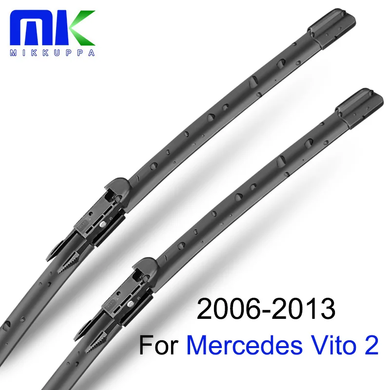 Mikkuppa Wiper Blades For Mercedes Vito 2 2006 2007 2008 2009 2010 2011 2012 2013 Windshield Windscreen Auto Accessories
Mikkuppa Wiper Blades For Mercedes Vito 2 2006 2007 2008 2009 2010 2011 2012 2013 Windshield Windscreen Auto Accessories