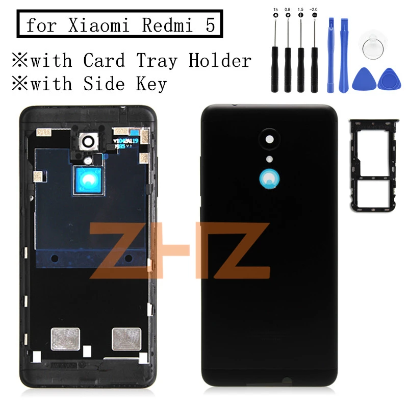 Original For Xiaomi Redmi 5 Battery Back Cover Rear Door Housing + Side Key + Card Tray Holder +tools Replacement Repair Parts
Original For Xiaomi Redmi 5 Battery Back Cover Rear Door Housing + Side Key + Card Tray Holder +tools Replacement Repair Parts