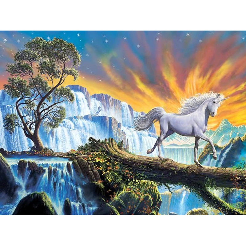 Diamond Embroidery Waterfall Unicorn Full Square Diamond Painting Cross Stitch Picture Rhinestones Diamond Mosaic Decor
Diamond Embroidery Waterfall Unicorn Full Square Diamond Painting Cross Stitch Picture Rhinestones Diamond Mosaic Decor