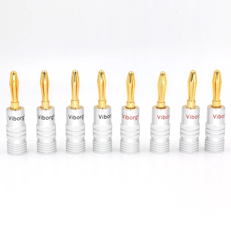 12pcs/lot! 4mm Viborg Banana Plug 24K Gold Pure Copper Adapter Audio Socket Jack Screw Electronic Connector Terminals
12pcs/lot! 4mm Viborg Banana Plug 24K Gold Pure Copper Adapter Audio Socket Jack Screw Electronic Connector Terminals