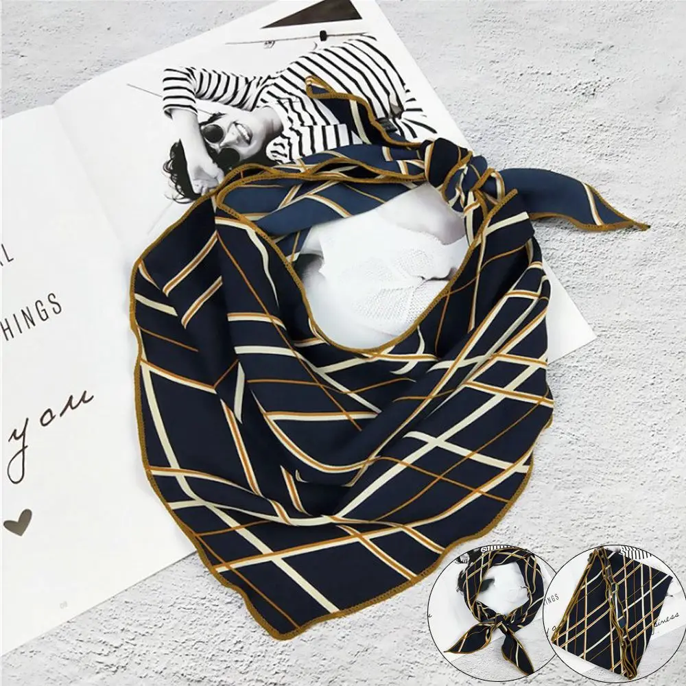 1PC Colorful 33*85 Women Striped Square Scarf Imitated Silk Scarves Luxury Triangle Scarf Chic Soft Ladies Office Neckerchief
1PC Colorful 33*85 Women Striped Square Scarf Imitated Silk Scarves Luxury Triangle Scarf Chic Soft Ladies Office Neckerchief