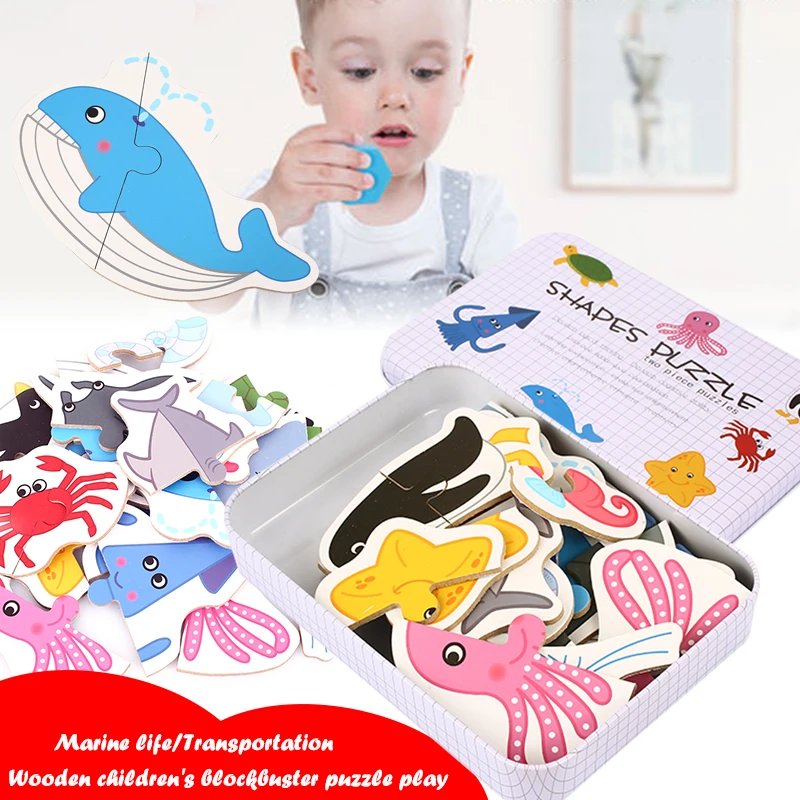 Durable Transportation Puzzle Multicolor Beginning Ability Fashion Marine Animal Puzzle Baby Toy
Durable Transportation Puzzle Multicolor Beginning Ability Fashion Marine Animal Puzzle Baby Toy