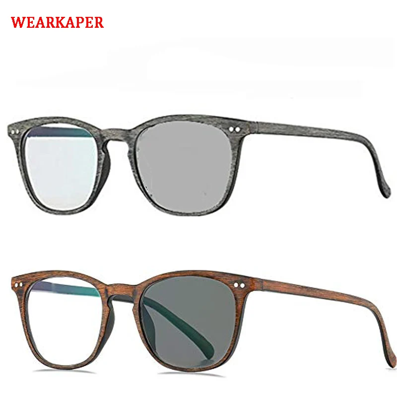 WEARKAPER Titanium Photochromic Glasses Frame Men Ultralight Square Myopia Prescription Eyeglasses Wood Optical Glasses Frame
WEARKAPER Titanium Photochromic Glasses Frame Men Ultralight Square Myopia Prescription Eyeglasses Wood Optical Glasses Frame