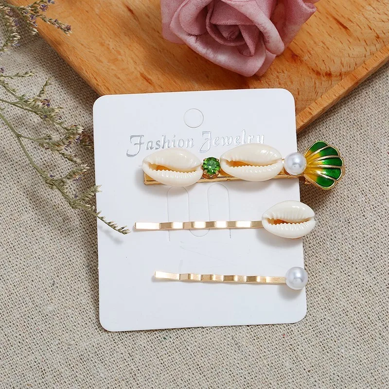 Fashion Shell Hair Clips For Women Boho Simulated Pearl Hair Barrettes Set Bohemian Hairpins Hair Accessories Summer Jewelry
Fashion Shell Hair Clips For Women Boho Simulated Pearl Hair Barrettes Set Bohemian Hairpins Hair Accessories Summer Jewelry