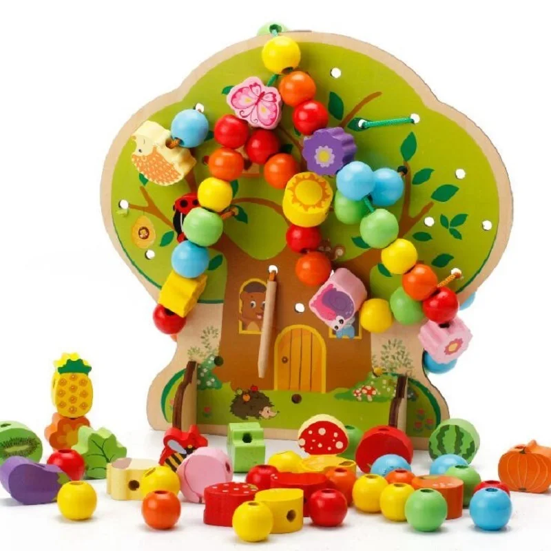 NEW Montessori Learning Education Wooden Toys Cartoon Fruit Tree Fruit Beads Educational Toy for Children Birthday Gift
NEW Montessori Learning Education Wooden Toys Cartoon Fruit Tree Fruit Beads Educational Toy for Children Birthday Gift