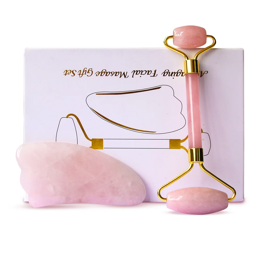 Rose Quartz Roller Face Lifting Tool Jade Gua Sha Roller Face Thin Massager Wrinkle Removal Guasha Tool Jade Facial Massager
Rose Quartz Roller Face Lifting Tool Jade Gua Sha Roller Face Thin Massager Wrinkle Removal Guasha Tool Jade Facial Massager