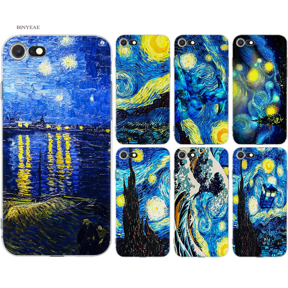 BINYEAE Van Gogh Sunflowers Painting The Starry Night Silicone Case for iPhone 7 8 6 6S Plus 11 11Pro X XS XR MAX 5 5S 5C SE
BINYEAE Van Gogh Sunflowers Painting The Starry Night Silicone Case for iPhone 7 8 6 6S Plus 11 11Pro X XS XR MAX 5 5S 5C SE