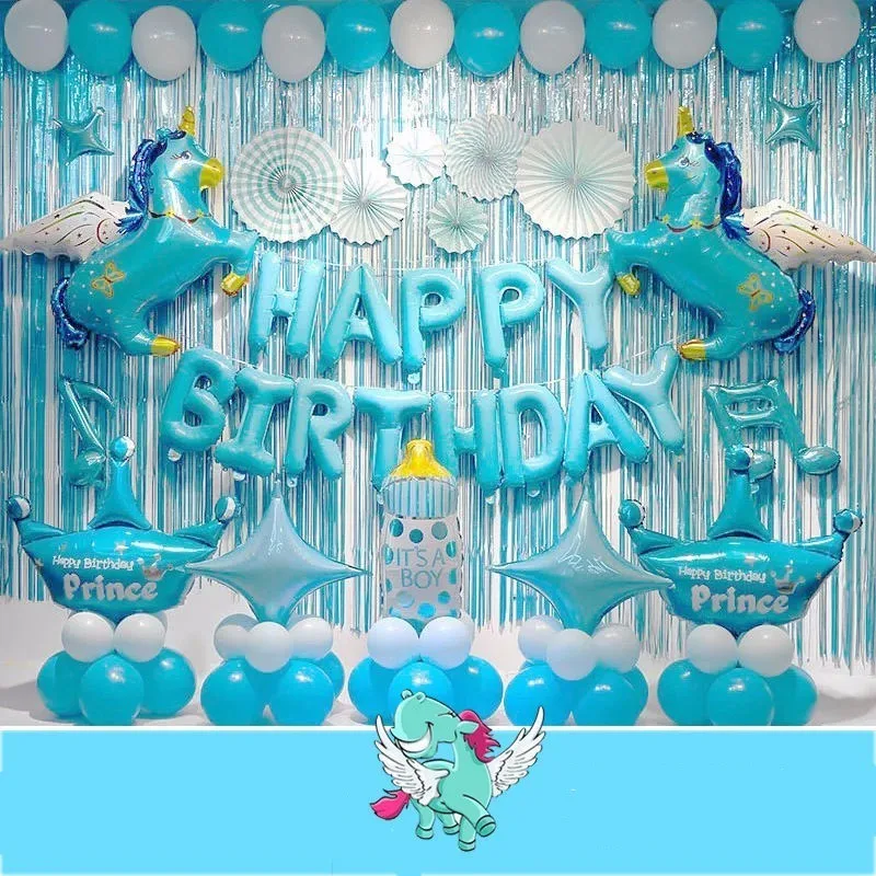 50pcs Pegasus Set Foil Balloons Babyshower Luxurious Birthday Party Globos Children's Day Gift Birthday Party Decorations Kids
50pcs Pegasus Set Foil Balloons Babyshower Luxurious Birthday Party Globos Children's Day Gift Birthday Party Decorations Kids