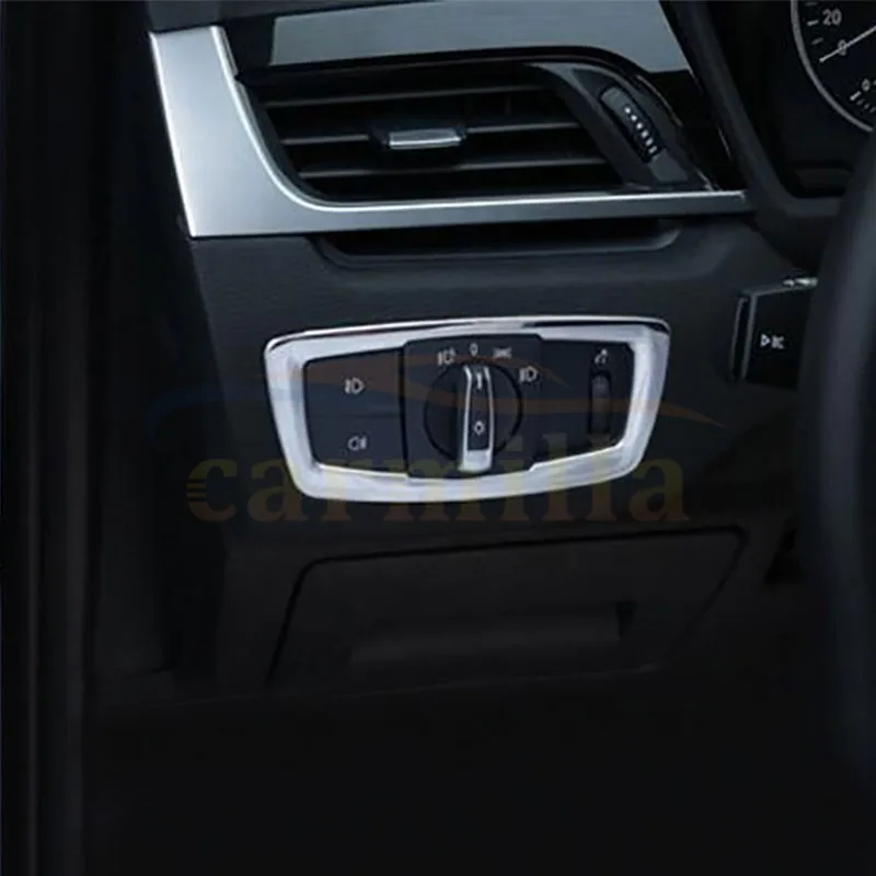 Accessories Interior Decoration ABS Head Light Headlight Switch Button Cover Trim Frame Sticker Fit for BMW X1 F48 2016 2017
Accessories Interior Decoration ABS Head Light Headlight Switch Button Cover Trim Frame Sticker Fit for BMW X1 F48 2016 2017