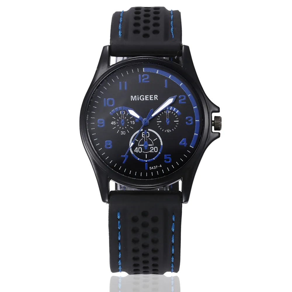 MIGEER Men Fashion Silicone Black dial strap Sport Cool Quartz Hours Wrist Analog Watch 2018 men watches montre homme A70
MIGEER Men Fashion Silicone Black dial strap Sport Cool Quartz Hours Wrist Analog Watch 2018 men watches montre homme A70