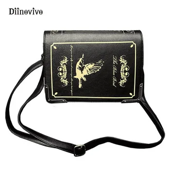 DIINOVIVO England Style Retro Shoulder Bag Simple Brand Women Exquisite Punk Handbag Magic Dictionary Printed Books Bag WHDV0155
DIINOVIVO England Style Retro Shoulder Bag Simple Brand Women Exquisite Punk Handbag Magic Dictionary Printed Books Bag WHDV0155