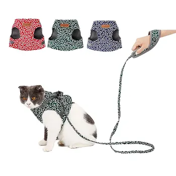 Cat Harness and Leash set Pet Flower Design Walking Belt Cat-Leash Harness Leash Collar for small Puppy Dog
Cat Harness and Leash set Pet Flower Design Walking Belt Cat-Leash Harness Leash Collar for small Puppy Dog