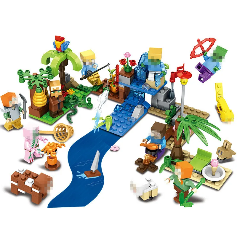 8 In 1 Legoings DIY Blocks Toys My World Minecrafted Hunting Fishing Assembling Bricks Children Educational Bricks Gifts
8 In 1 Legoings DIY Blocks Toys My World Minecrafted Hunting Fishing Assembling Bricks Children Educational Bricks Gifts