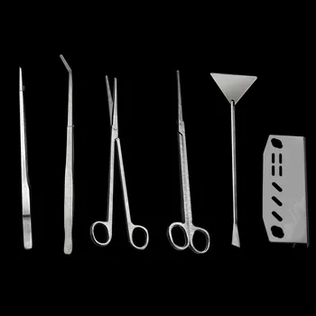 Behogar 6PCS Stainless Steel Aquarium Aquarios Fish Tank Landscaping Aquatic Plant Pruning Tool Kit Tweezer Scissor Sand Spatula
Behogar 6PCS Stainless Steel Aquarium Aquarios Fish Tank Landscaping Aquatic Plant Pruning Tool Kit Tweezer Scissor Sand Spatula