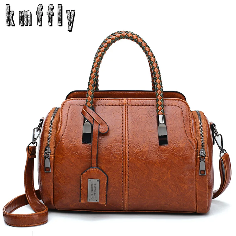 KMFFLY Vintage Leather Handbags Women Bag High Quality Casual Female Crossbody Bags Tote Famous Brand Shoulder Bag Ladies Bolsos
KMFFLY Vintage Leather Handbags Women Bag High Quality Casual Female Crossbody Bags Tote Famous Brand Shoulder Bag Ladies Bolsos