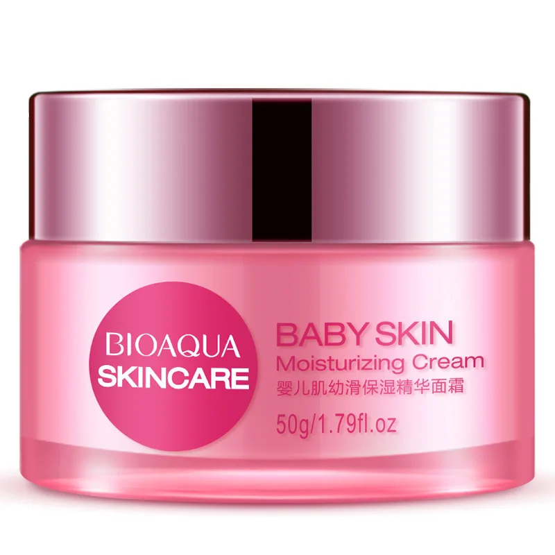 BIOAQUA Brand Baby Skin Moisturizing Cream Skin Care Deep Whitening Face Cream Hydrating Anti Wrinkle Anti-Aging Lotion 50g
BIOAQUA Brand Baby Skin Moisturizing Cream Skin Care Deep Whitening Face Cream Hydrating Anti Wrinkle Anti-Aging Lotion 50g