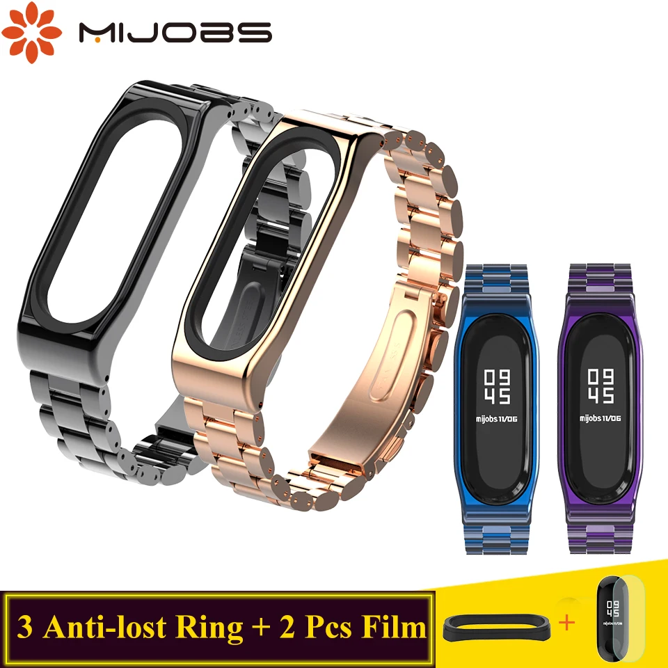 Mijobs Metal Strap for Mi Band 3 Bracelet for Xiaomi Mi Band 3 Smart Watch Accessories Stainless Steel Bracelet Mi band 3 Strap
Mijobs Metal Strap for Mi Band 3 Bracelet for Xiaomi Mi Band 3 Smart Watch Accessories Stainless Steel Bracelet Mi band 3 Strap