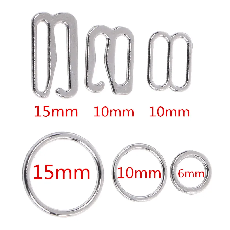 Hot 100pcs Metal Bra Strap Adjustment Buckles Underwear Sliders Rings Clips For Lingerie Adjustment DIY Accessories Wholesale
Hot 100pcs Metal Bra Strap Adjustment Buckles Underwear Sliders Rings Clips For Lingerie Adjustment DIY Accessories Wholesale