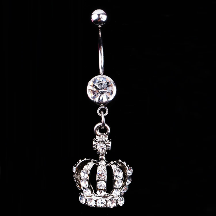 Hot Sale New Fashion Crown Charm Rhinestone Body Piercing Jewelry Belly Button Ring Navel Jewelry Body-0164 free Shipping
Hot Sale New Fashion Crown Charm Rhinestone Body Piercing Jewelry Belly Button Ring Navel Jewelry Body-0164 free Shipping