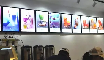 10 Units A2 Ultra Slim Black Magnetic LED Menu Panels,Restaraunt Menu Light Boxes Signs for Fast Food
10 Units A2 Ultra Slim Black Magnetic LED Menu Panels,Restaraunt Menu Light Boxes Signs for Fast Food