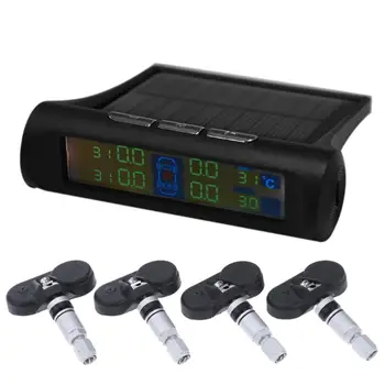 VODOOL Solar Power Car Tire Pressure Monitoring Intelligent System Wireless TPMS Tyre Pressure Alarm with Digital LCD Display
VODOOL Solar Power Car Tire Pressure Monitoring Intelligent System Wireless TPMS Tyre Pressure Alarm with Digital LCD Display