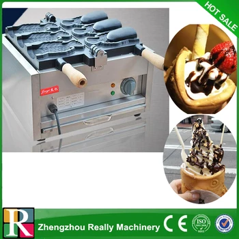 Commercial Smart Temperature Control 3 pcs fish shape with big open mouth taiyaki maker
Commercial Smart Temperature Control 3 pcs fish shape with big open mouth taiyaki maker
