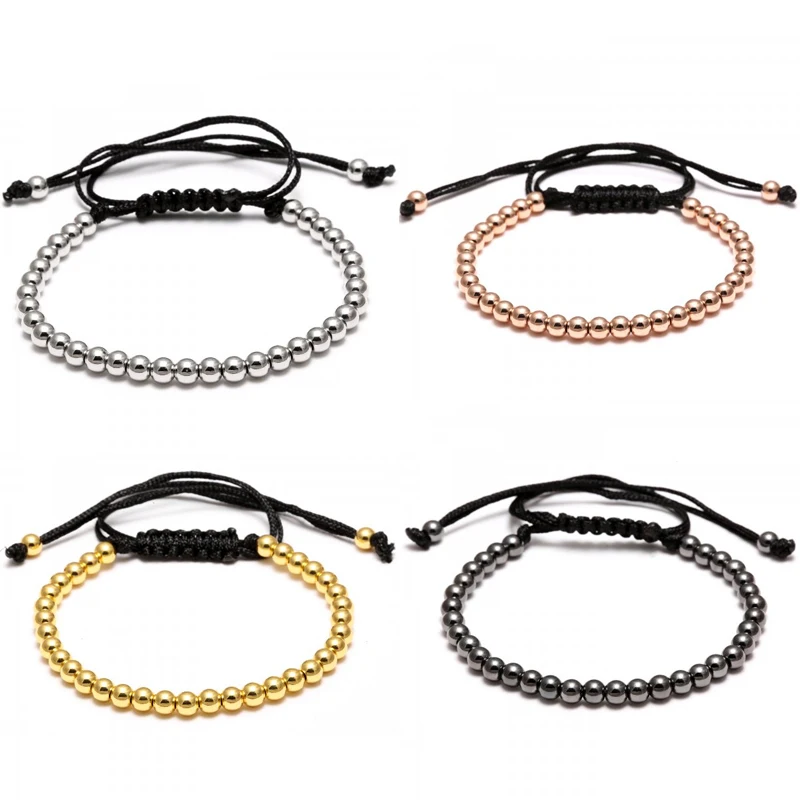 Rinhoo Handmade 4MM Beads Balls Braided Macrame Charm Wrap Cord Beaded Bracelet Bangles Adjustable Rope Jewelry For Men Women
Rinhoo Handmade 4MM Beads Balls Braided Macrame Charm Wrap Cord Beaded Bracelet Bangles Adjustable Rope Jewelry For Men Women