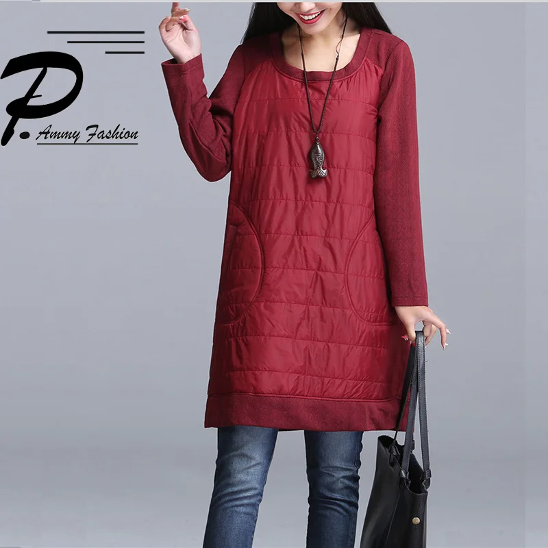 Womens Oversized Long Sleeve Jumper Dress Ladies Autumn And Winter Crew Neck Solid color Loose Tunic 
Womens Oversized Long Sleeve Jumper Dress Ladies Autumn And Winter Crew Neck Solid color Loose Tunic