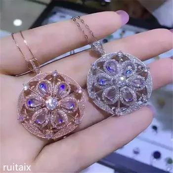 KJJEAXCMY boutique jewels 925 Pure silver inlay moonstone circular micro-inlay pendant + necklace natural gemstone lady's hand d
KJJEAXCMY boutique jewels 925 Pure silver inlay moonstone circular micro-inlay pendant + necklace natural gemstone lady's hand d
