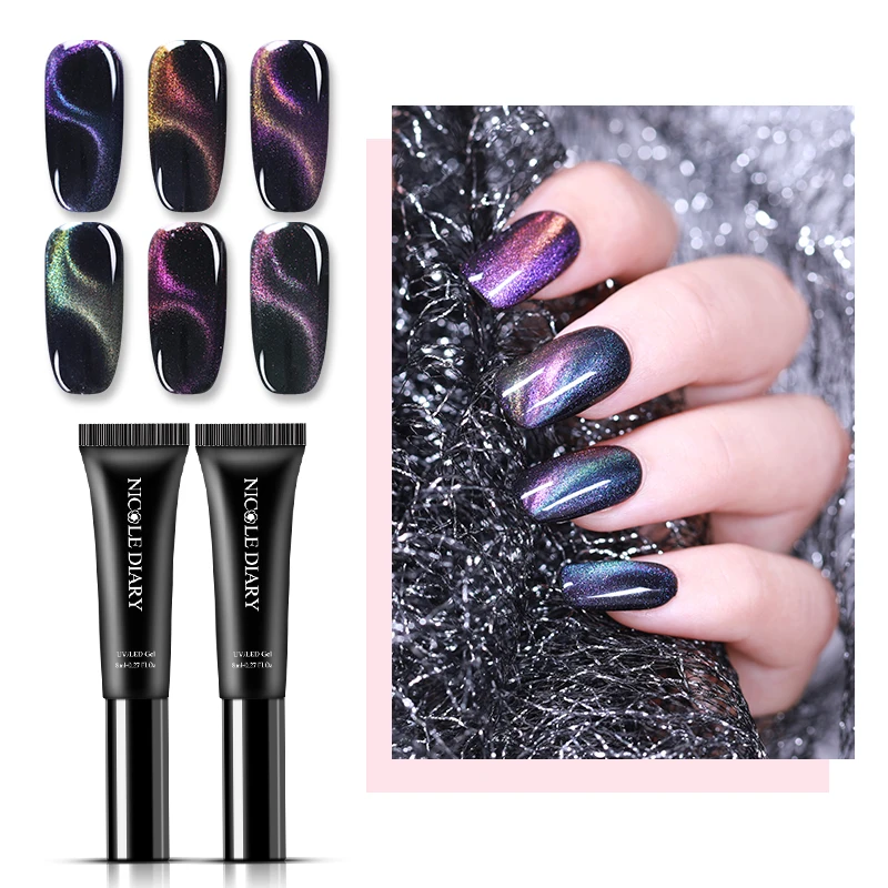 NICOLE DIARY 5D Fantasy Magnetic UV Gel Glitter 8ml Cat Eye Nail Gel Polish Long Lasting Soak Off Nail Art Gel Lacquer
NICOLE DIARY 5D Fantasy Magnetic UV Gel Glitter 8ml Cat Eye Nail Gel Polish Long Lasting Soak Off Nail Art Gel Lacquer
