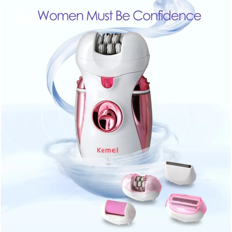 4 in 1 Electric Epilator Multi-functional Women Shaver Rechargeable Electric Epilator Mini Cordless Hair Removal Foot Care Tool
4 in 1 Electric Epilator Multi-functional Women Shaver Rechargeable Electric Epilator Mini Cordless Hair Removal Foot Care Tool