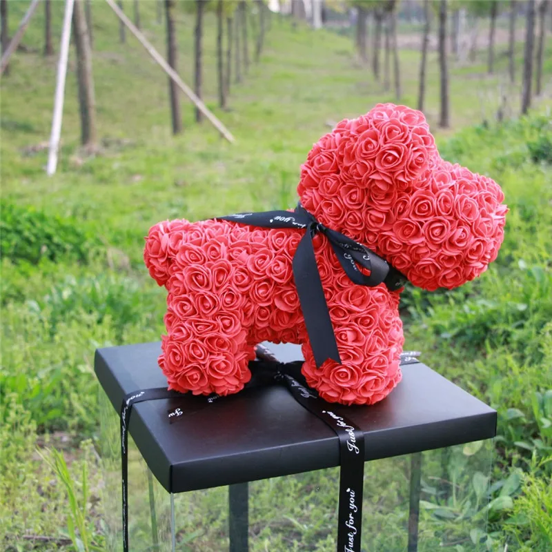 New Design Handmade Creativity Valentines Gift 19 Colors PE Rose Dog Wedding Decorate Girlfriend Present Anniversary Present
New Design Handmade Creativity Valentines Gift 19 Colors PE Rose Dog Wedding Decorate Girlfriend Present Anniversary Present