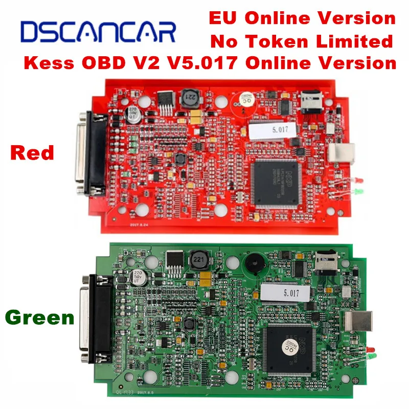 Kess OBD V2 V5.017 EU Version SW V2.47 with Red / Green PCB Online Version Support 140 Protocol No Token Limited
Kess OBD V2 V5.017 EU Version SW V2.47 with Red / Green PCB Online Version Support 140 Protocol No Token Limited