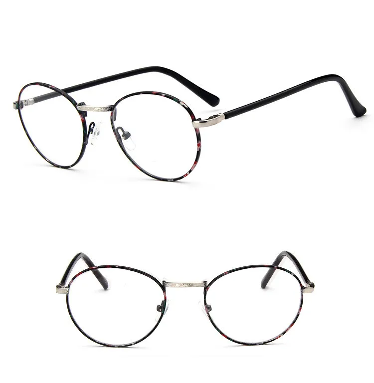VTUQOW Women Retro Glasses Frames Men Brand Design Eyeglasses Fashion Unisex Glasses Metal Frame Oculos Feminino Masculino 2017 (8)