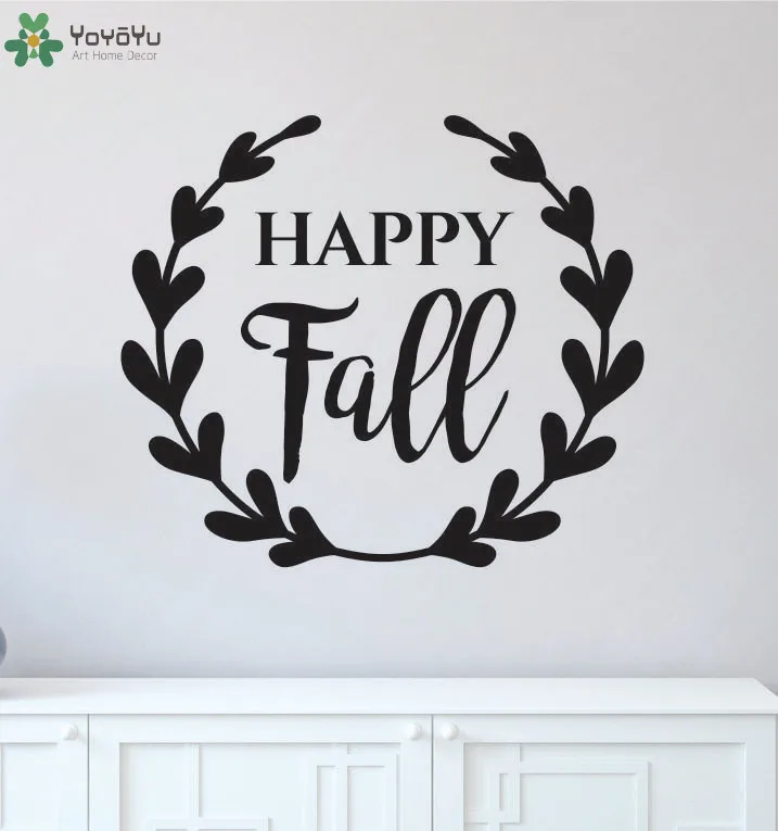 YOYOYU Wall Decal Thanksgiving Wall Stickers Quotes Happy Fall Vinyl Interior Art Mural Home Decor Window Door Removable SY779
YOYOYU Wall Decal Thanksgiving Wall Stickers Quotes Happy Fall Vinyl Interior Art Mural Home Decor Window Door Removable SY779