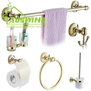 Antique Polished Wall Mounted Luxury Gold Copper Bathroom Accessories Toilet Paper Holder\\Clothes Hook\\Toilet Brush Holder
Antique Polished Wall Mounted Luxury Gold Copper Bathroom Accessories Toilet Paper Holder\\Clothes Hook\\Toilet Brush Holder