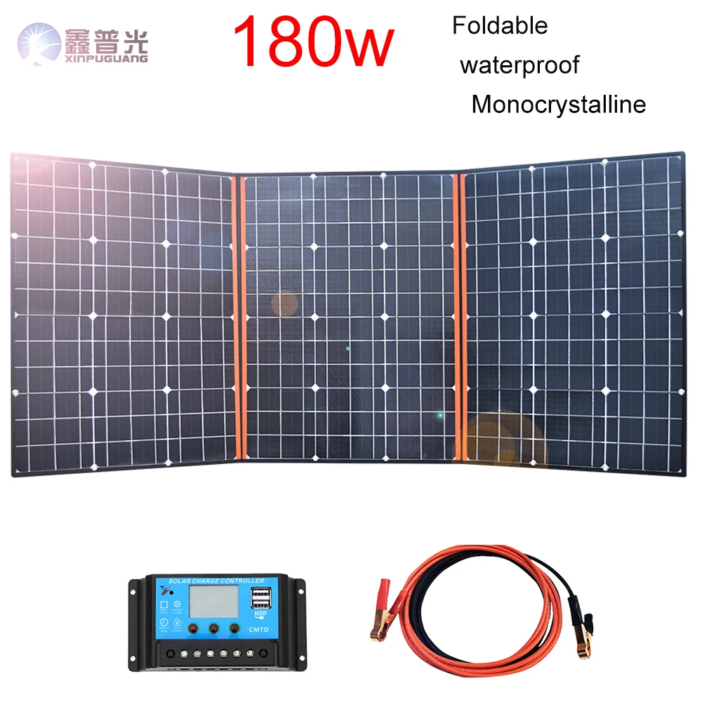 xinpuguang waterproof flexible Solar Panel kit 18V 180W Portable Foldable Cell USB charger Controller for home camping Hiking
xinpuguang waterproof flexible Solar Panel kit 18V 180W Portable Foldable Cell USB charger Controller for home camping Hiking