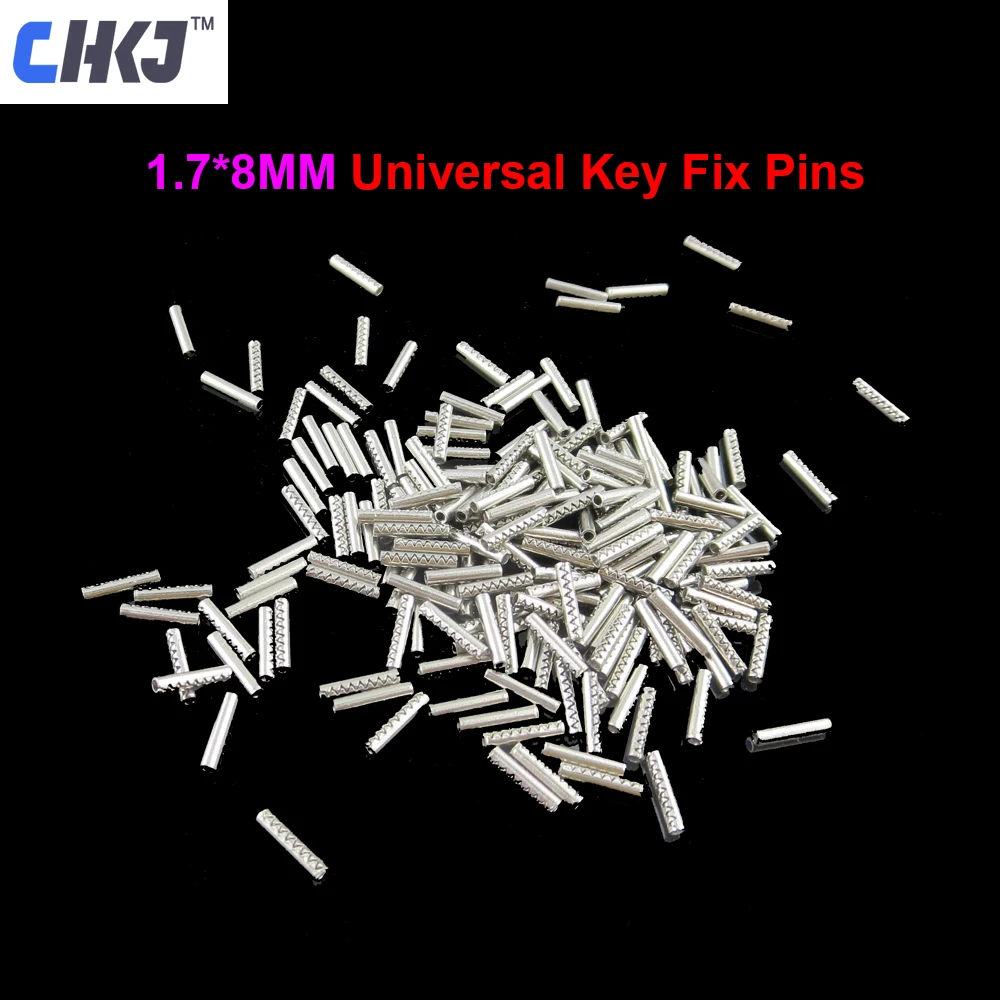 CHKJ 200pcs/lot Remote Control Key Blank Fixed Pin 1.7MM 1.7 PIN Fixed for Flip Folding Remote Key Blade L:8MM D:1.7MM
CHKJ 200pcs/lot Remote Control Key Blank Fixed Pin 1.7MM 1.7 PIN Fixed for Flip Folding Remote Key Blade L:8MM D:1.7MM