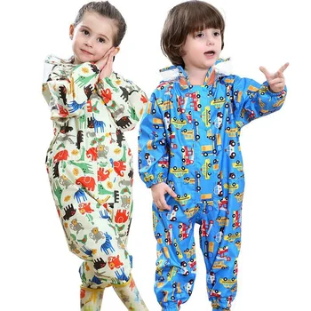 One-Piece Hooded Raincover Colourful Rainwear Children Cartoon Raincoat Kids Jumpsuit Boys Girls Rompers Waterproof Poncho Z777
One-Piece Hooded Raincover Colourful Rainwear Children Cartoon Raincoat Kids Jumpsuit Boys Girls Rompers Waterproof Poncho Z777